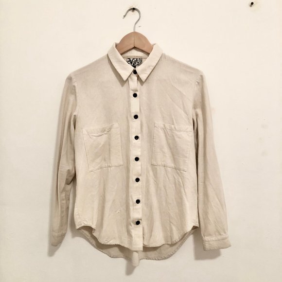 Dusen Dusen Raw Silk Button-down - Picture 3 of 9